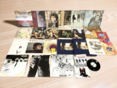 Vinyl LP records and 7