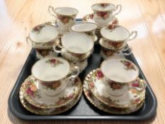 Twelve Royal Albert Old Country Roses tea cup,