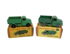 Two Dublo Dinky Toys die cast vehicles : 064 Austin Lorry, both boxed.