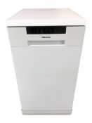 A Hi-Sense dishwasher.