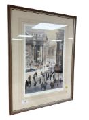 After Alan Reed : Grey Street, Newcastle Upon Tyne, limited edition colour print, 68 of 450,