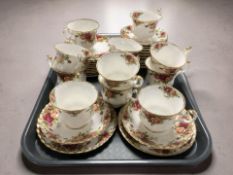 Twelve Royal Albert Old Country Roses tea cup,