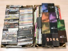 A quantity of DVDs and box sets (2 boxes)