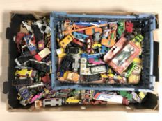 A quantity of 20th century play-worn die cast vehicles including Matchbox by Lesney,
