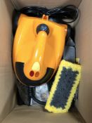 A Steam Easy Pro steam cleaner.