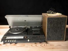 A GEC sound deck and a pair of speakers.
