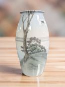 A Bing & Grondahl porcelain ovoid vase, height 23 cm.