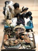 A group of Native American ornaments, dolls, etc.