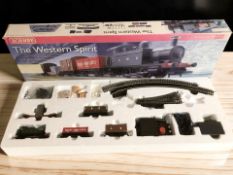 A Hornby 'The Western Spirit' OO gauge train set.