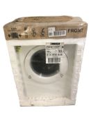 A Zanussi Model ZWH7160P washing machine, as new in retail packaging.