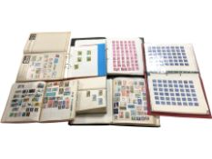 A collection of stamps in seven albums, Victorian and later,
