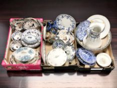 Assorted 19th century and later dinner wares and ceramics,