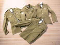 A group of Army No.2 dress tunics.