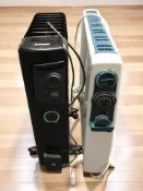 A Dimplex electric heater, plus another.