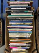 Fifty five books all relating to art with references on Joan Miro, Jan Van Eyck, Thomas Bewick,