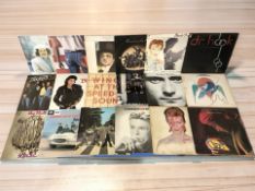 Vinyl LP records to include The Beatles, The Hollies, Wings, Michael Jackson, Bruce Springsteen,