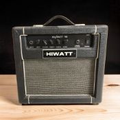 A Hiwatt amplifier with power lead.