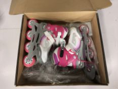 A pair of Bladerunner roller skates.