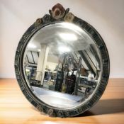 A Barbola wall mirror, diameter 29 cm.
