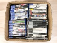A quantity of Playstation 2,3, 4 and 5 video games.