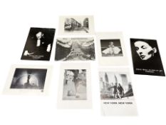 A group of unframed photography and cinema posters including local interest,