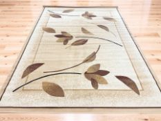 Maestro leaf-patterned carpet, 330cm by