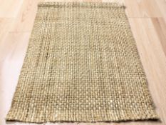 Naturals Basket Weave jute rug, 170cm by