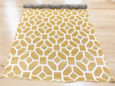 Lexus Ochre rug, 230cm by 160cm