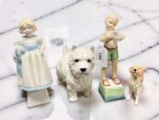 A Royal Worcester figure 'Friday's Child is Loving and Giving',