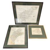 A New Map of the County of Cumberland Divided into Wards, by R. Rowe, printed for R.