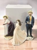 A Royal Worcester figure 'Good Luck' with original box,