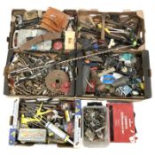 A large quantity of hand tools, fittings and hardware.