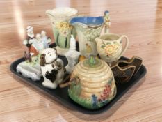 A Royal Winton Grimwades beehive biscuit jar,