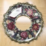 A Bradford Exchange circular serving platter, with gilt metal surround, diameter 41 cm.