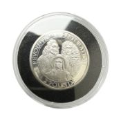 A 2010 silver proof £2 coin 'Revolution to Restoration'