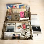 Assorted ephemera including military interest,