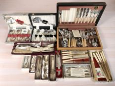 Several canteens of cutlery.