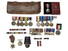A Family medal collection to include a First World War group comprising Naval General Service Medal