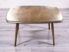An Ercol stained elm coffee table, length 73 cm.