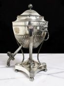 A Neo-Classical silver-plate samovar, 19th century,