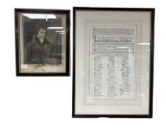 A 19th century monochrome stipple engraving of Robert Hopper William Esq.