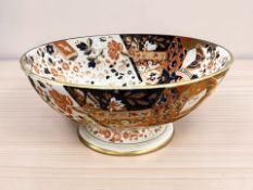A 19th century Ridgeways Imari fruit bowl, diameter 40 cm.