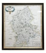 Morden (Robert) : A Map of Staffordshire, circa 1687,