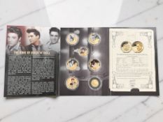 A London Mint Elvis Presley 'It's Now or Never' 9ct gold Two Crowns coin, mintage 19,999, 8 grams,