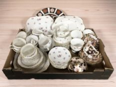 Assorted tea sets including Crown Staffordshire, Duchess Meadowsweet,