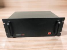 A Hafler 500 amplifier, width 48 cm.