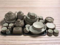 Approximately forty seven pieces of Denby Fine Stoneware tea and dinnerwares.