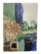 Danish School : Abstract study, oil on canvas, 90 cm x 131 cm.