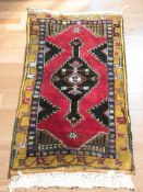 A Berber rug, Morocco, 182 cm x 105 cm.