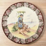 A Royal Doulton charger 'Long John Silver', diameter 39 cm.